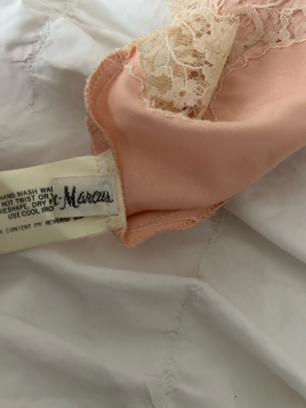 Dior Peach Satin Lace-Trim Camisole - Picture 4 of 4